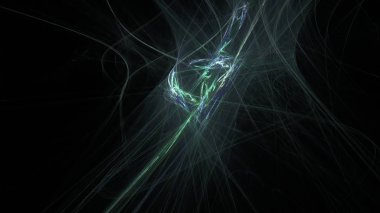 Fantezi kaotik renkli fraktal desen. Soyut Fraktal şekiller. 3D render resimde arka plan veya duvar kağıdı.