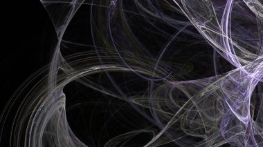 Fantezi kaotik renkli fraktal desen. Soyut Fraktal şekiller. 3D render resimde arka plan veya duvar kağıdı.