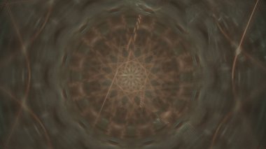 Fantezi kaotik renkli fraktal desen. Soyut Fraktal şekiller. 3D render resimde arka plan veya duvar kağıdı.