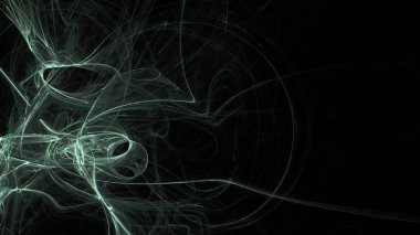 Fantezi kaotik renkli fraktal desen. Soyut Fraktal şekiller. 3D render resimde arka plan veya duvar kağıdı.