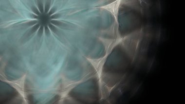 Fantezi kaotik renkli fraktal desen. Soyut Fraktal şekiller. 3D render resimde arka plan veya duvar kağıdı.