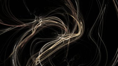 Fantezi kaotik renkli fraktal desen. Soyut Fraktal şekiller. 3D render resimde arka plan veya duvar kağıdı.