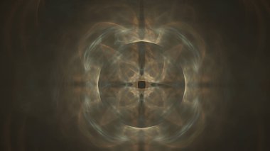 Fantezi kaotik renkli fraktal desen. Soyut Fraktal şekiller. 3D render resimde arka plan veya duvar kağıdı.