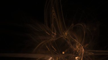 Fantezi kaotik renkli fraktal desen. Soyut Fraktal şekiller. 3D render resimde arka plan veya duvar kağıdı.