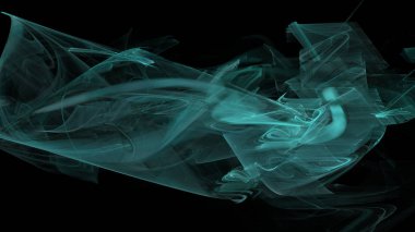 Fantezi kaotik renkli fraktal desen. Soyut Fraktal şekiller. 3D render resimde arka plan veya duvar kağıdı.