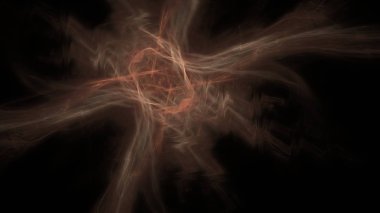 Fantezi kaotik renkli fraktal desen. Soyut Fraktal şekiller. 3D render resimde arka plan veya duvar kağıdı.