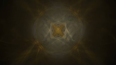 Fantezi kaotik renkli fraktal desen. Soyut Fraktal şekiller. 3D render resimde arka plan veya duvar kağıdı.