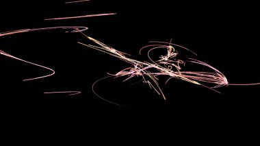 Fantezi kaotik renkli fraktal desen. Soyut Fraktal şekiller. 3D render resimde arka plan veya duvar kağıdı.