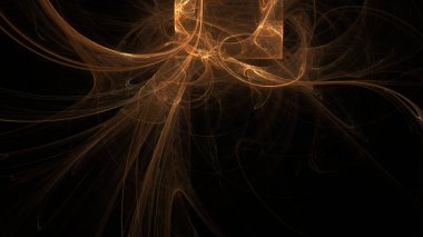 Fantezi kaotik renkli fraktal desen. Soyut Fraktal şekiller. 3D render resimde arka plan veya duvar kağıdı.