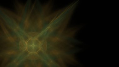 Fantezi kaotik renkli fraktal desen. Soyut Fraktal şekiller. 3D render resimde arka plan veya duvar kağıdı.