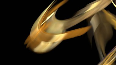 Fantezi kaotik renkli fraktal desen. Soyut Fraktal şekiller. 3D render resimde arka plan veya duvar kağıdı.