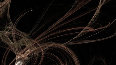 Fantezi kaotik renkli fraktal desen. Soyut Fraktal şekiller. 3D render resimde arka plan veya duvar kağıdı.