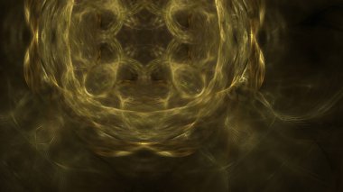 Fantezi kaotik renkli fraktal desen. Soyut Fraktal şekiller. 3D render resimde arka plan veya duvar kağıdı.