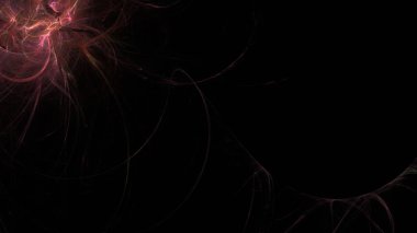 Fantezi kaotik renkli fraktal desen. Soyut Fraktal şekiller. 3D render resimde arka plan veya duvar kağıdı.