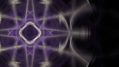 Fantezi kaotik renkli fraktal desen. Soyut Fraktal şekiller. 3D render resimde arka plan veya duvar kağıdı.