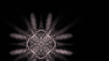 Fantezi kaotik renkli fraktal desen. Soyut Fraktal şekiller. 3D render resimde arka plan veya duvar kağıdı.