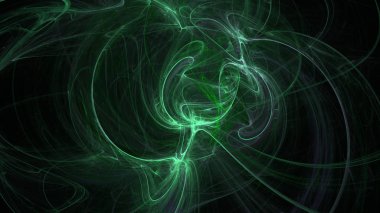 Fantezi kaotik renkli fraktal desen. Soyut Fraktal şekiller. 3D render resimde arka plan veya duvar kağıdı.