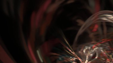 Fantezi kaotik renkli fraktal desen. Soyut Fraktal şekiller. 3D render resimde arka plan veya duvar kağıdı.