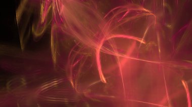 Fantezi kaotik renkli fraktal desen. Soyut Fraktal şekiller. 3D render resimde arka plan veya duvar kağıdı.