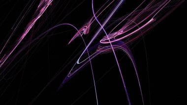 Fantezi kaotik renkli fraktal desen. Soyut Fraktal şekiller. 3D render resimde arka plan veya duvar kağıdı.