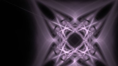 Fantezi kaotik renkli fraktal desen. Soyut Fraktal şekiller. 3D render resimde arka plan veya duvar kağıdı.