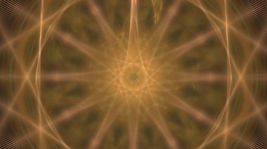 Fantezi kaotik renkli fraktal desen. Soyut Fraktal şekiller. 3D render resimde arka plan veya duvar kağıdı.