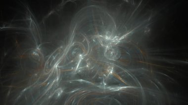 Fantezi kaotik renkli fraktal desen. Soyut Fraktal şekiller. 3D render resimde arka plan veya duvar kağıdı.