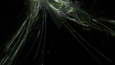 Fantezi kaotik renkli fraktal desen. Soyut Fraktal şekiller. 3D render resimde arka plan veya duvar kağıdı.