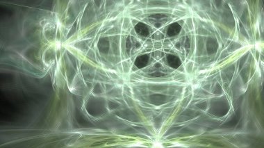 Fantezi kaotik renkli fraktal desen. Soyut Fraktal şekiller. 3D render resimde arka plan veya duvar kağıdı.