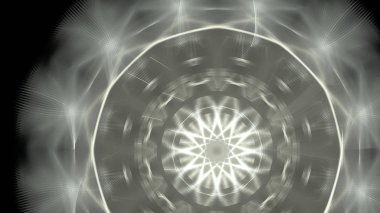 Fantezi kaotik renkli fraktal desen. Soyut Fraktal şekiller. 3D render resimde arka plan veya duvar kağıdı.