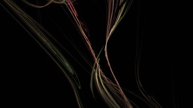 Fantezi kaotik renkli fraktal desen. Soyut Fraktal şekiller. 3D render resimde arka plan veya duvar kağıdı.