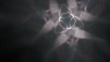 Fantezi kaotik renkli fraktal desen. Soyut Fraktal şekiller. 3D render resimde arka plan veya duvar kağıdı.