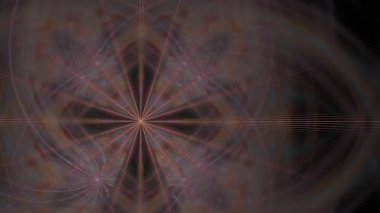 Fantezi kaotik renkli fraktal desen. Soyut Fraktal şekiller. 3D render resimde arka plan veya duvar kağıdı.