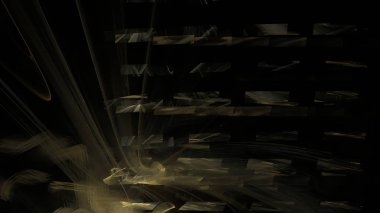 Fantezi kaotik renkli fraktal desen. Soyut Fraktal şekiller. 3D render resimde arka plan veya duvar kağıdı.