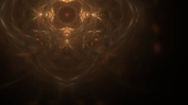 Fantezi kaotik renkli fraktal desen. Soyut Fraktal şekiller. 3D render resimde arka plan veya duvar kağıdı.