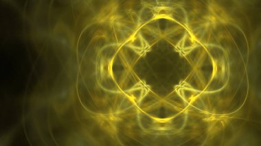 Fantezi kaotik renkli fraktal desen. Soyut Fraktal şekiller. 3D render resimde arka plan veya duvar kağıdı.