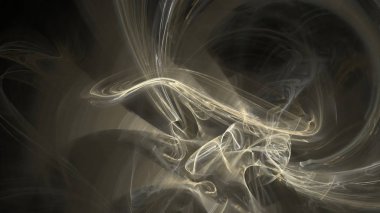 Fantezi kaotik renkli fraktal desen. Soyut Fraktal şekiller. 3D render resimde arka plan veya duvar kağıdı.