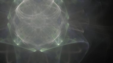 Fantezi kaotik renkli fraktal desen. Soyut Fraktal şekiller. 3D render resimde arka plan veya duvar kağıdı.