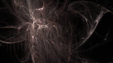 Fantezi kaotik renkli fraktal desen. Soyut Fraktal şekiller. 3D render resimde arka plan veya duvar kağıdı.