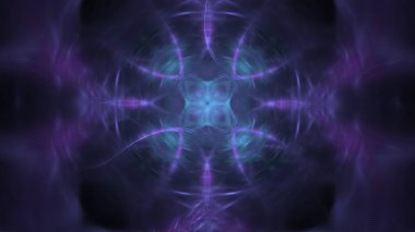 Fantezi kaotik renkli fraktal desen. Soyut Fraktal şekiller. 3D render resimde arka plan veya duvar kağıdı.