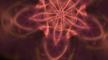 Fantezi kaotik renkli fraktal desen. Soyut Fraktal şekiller. 3D render resimde arka plan veya duvar kağıdı.