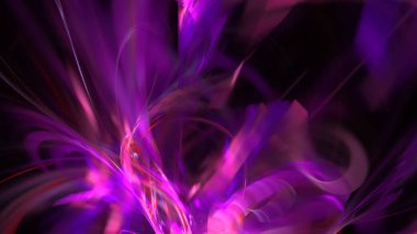 Fantezi kaotik renkli fraktal desen. Soyut Fraktal şekiller. 3D render resimde arka plan veya duvar kağıdı.