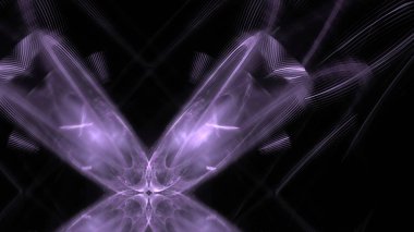 Fantezi kaotik renkli fraktal desen. Soyut Fraktal şekiller. 3D render resimde arka plan veya duvar kağıdı.