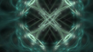 Fantezi kaotik renkli fraktal desen. Soyut Fraktal şekiller. 3D render resimde arka plan veya duvar kağıdı.