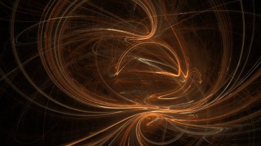 Fantezi kaotik renkli fraktal desen. Soyut Fraktal şekiller. 3D render resimde arka plan veya duvar kağıdı.