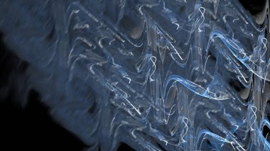 Fantezi kaotik renkli fraktal desen. Soyut Fraktal şekiller. 3D render resimde arka plan veya duvar kağıdı.