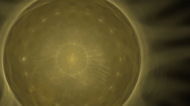 Fantezi kaotik renkli fraktal desen. Soyut Fraktal şekiller. 3D render resimde arka plan veya duvar kağıdı.