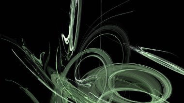 Fantezi kaotik renkli fraktal desen. Soyut Fraktal şekiller. 3D render resimde arka plan veya duvar kağıdı.