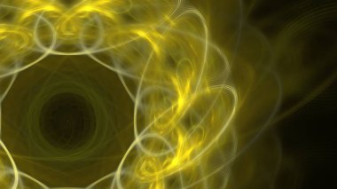 Fantezi kaotik renkli fraktal desen. Soyut Fraktal şekiller. 3D render resimde arka plan veya duvar kağıdı.