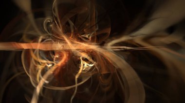 Fantezi kaotik renkli fraktal desen. Soyut Fraktal şekiller. 3D render resimde arka plan veya duvar kağıdı.